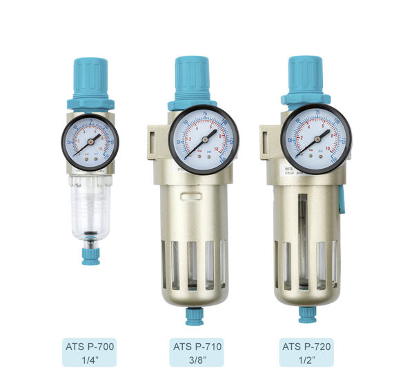 Regulator powietrza z manometrem odwadniaczem i filtrem REDATS P-700 1/4" STD